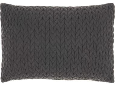 Nourison Life Styles Charcoal Pillow NRET299CHARC