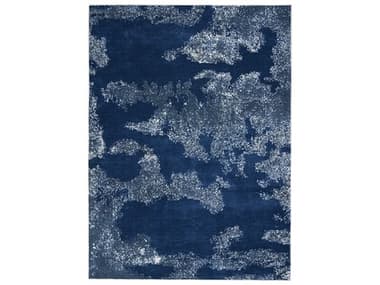 Nourison Etchings Abstract Area Rug NRETC03BLUE