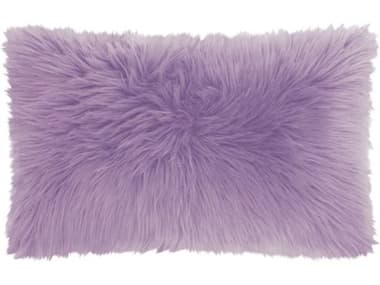 Nourison Faux Fur Lavender Pillow NRFL101LVNDR