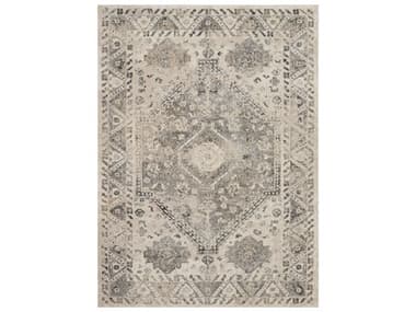 Nourison Fusion Bordered Area Rug NRFSS11CRMGY