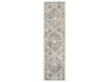 Nourison Fusion Bordered Runner Area Rug NRFSS11CRMGYRUN