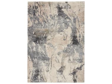 Nourison Fusion Abstract Area Rug NRFSS16CRMGY