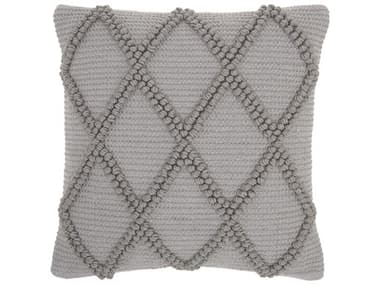 Nourison Life Styles Light Grey Pillow NRGC101LTGRYPILLOW