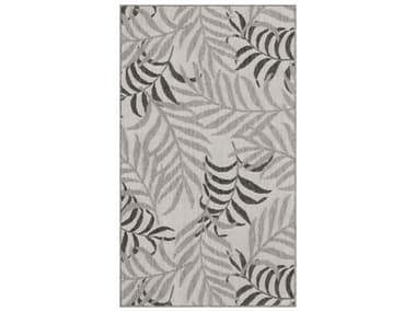 Nourison Garden Oasis Floral Area Rug NRGOA01GREY