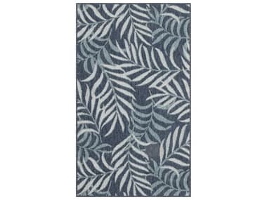 Nourison Garden Oasis Floral Area Rug NRGOA01NAVY