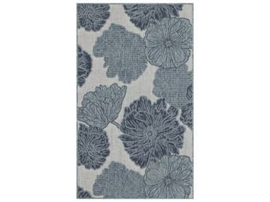 Nourison Garden Oasis Floral Area Rug NRGOA04BLUE