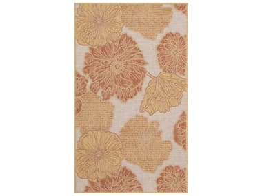 Nourison Garden Oasis Floral Area Rug NRGOA04CORAL