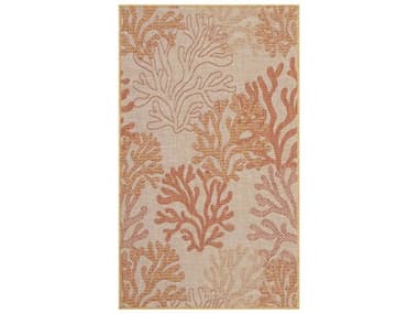 Nourison Garden Oasis Floral Area Rug NRGOA05CORAL