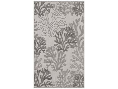 Nourison Garden Oasis Floral Area Rug NRGOA05GREY