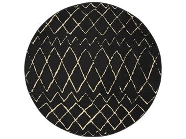 Nourison Grafix Geometric Area Rug NRGRF04BLACKROU