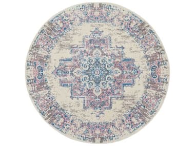 Nourison Grafix Bordered Area Rug NRGRF14IVPNKROU