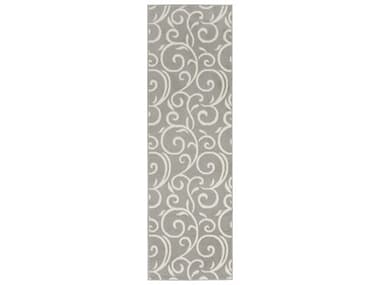 Nourison Grafix Abstract Runner Area Rug NRGRF19GREYRUN