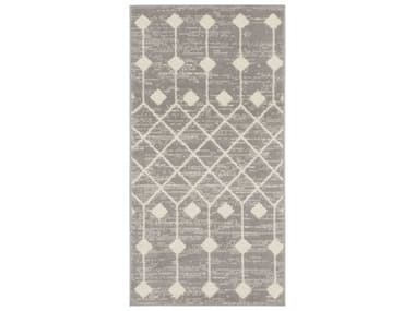 Nourison Grafix Geometric Area Rug NRGRF37GREY