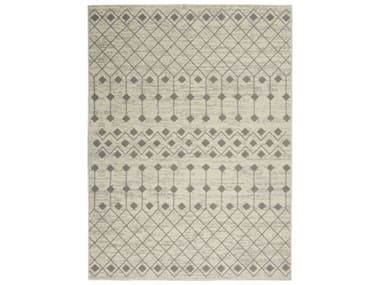 Nourison Grafix Geometric Area Rug NRGRF37IVGRY