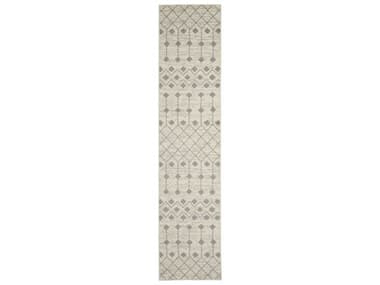 Nourison Grafix Geometric Runner Area Rug NRGRF37IVGRYRUN