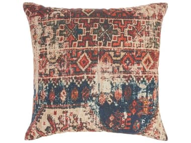 Nourison Nicole Curtis Pillow Red Pillow NRGT229RED