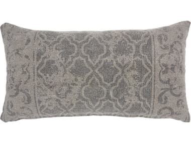 Nourison Life Styles Grey 16'' x 32'' Pillow NRGT650GREY
