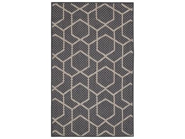 Nourison Horizon Geometric Area Rug NRHOZ01CHARC