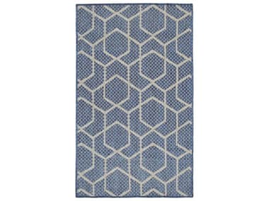 Nourison Horizon Geometric Area Rug NRHOZ01DENIM