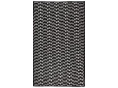 Nourison Horizon Chevron Area Rug NRHOZ02BLACK