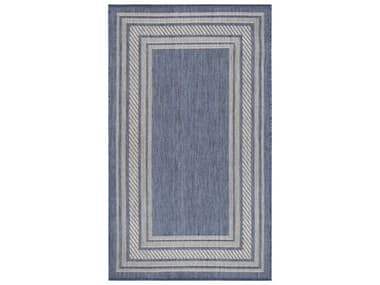 Nourison Horizon Bordered Area Rug NRHOZ03DENIM