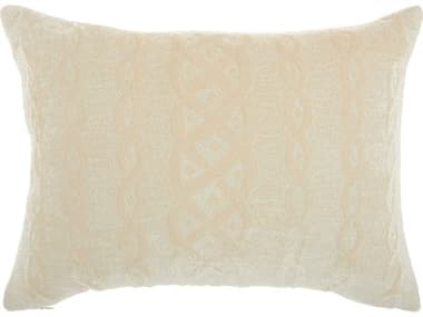 Nourison Life Styles Ivory 14'' x 20'' Pillow NRHR020IVORY