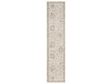 Nourison Infinite Bordered Runner Area Rug NRIFT04IVORYRUN