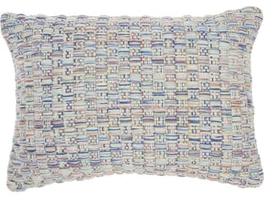 Nourison Outdoor Pillows Multicolor 14'' x 20'' Pillow NRIH022MULTI
