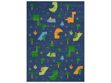 Nourison Imagination Graphic Area Rug NRIMA16NAVMT