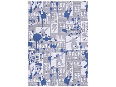 Nourison Imagination Graphic Area Rug NRIMA22BLUE