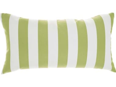 Nourison Outdoor Pillows Green Pillow NRL0388GREEN