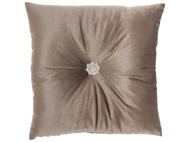 Nourison Inspire Me Taupe 18'' x 18'' Pillow NRL1097TAUPE