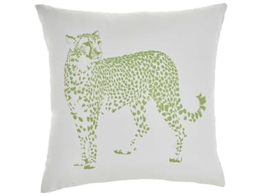 Nourison Outdoor Pillows Green 20'' x 20'' Pillow NRL3393GREEN