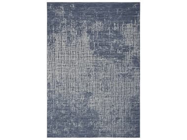 Nourison Lillian Abstract Area Rug NRLIL02NAVIV