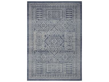 Nourison Lillian Bordered Area Rug NRLIL03NAVCM