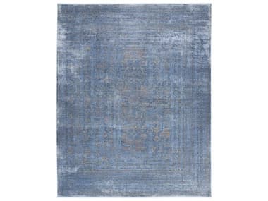 Nourison Luxurious Bordered Area Rug NRLRS01BLUEREC