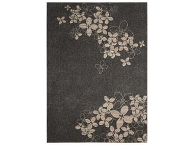 Nourison Maxell Floral Area Rug NRMAE02CHARCOAL