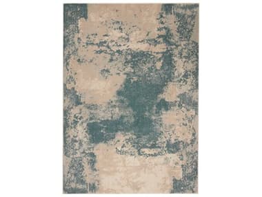 Nourison Maxell Abstract Area Rug NRMAE13IVORYTEAL