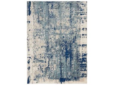 Nourison Maxell Abstract Area Rug NRMAE16IVORYBLUE