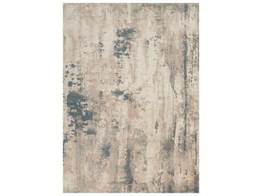 Nourison Maxell Abstract Area Rug NRMAE17IVORYTEAL