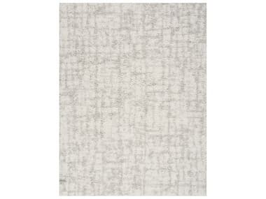 Nourison Modern Shag Abstract Area Rug NRMMD06IVGRY