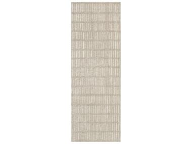 Nourison Modern Comfort Geometric Runner Area Rug NRMNC03GRYIVRUN