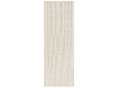 Nourison Modern Comfort Geometric Runner Area Rug NRMNC03IVGRYRUN