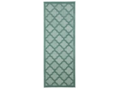 Nourison Easy Care Moroccan Runner Area Rug NRNES01AQUTLRUN