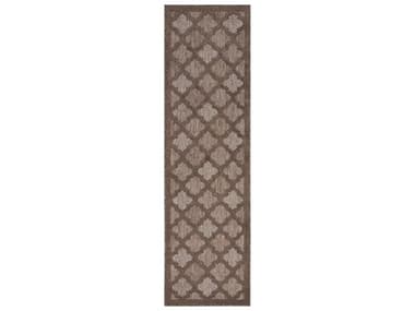 Nourison Easy Care Moroccan Runner Area Rug NRNES01BROWNRUN