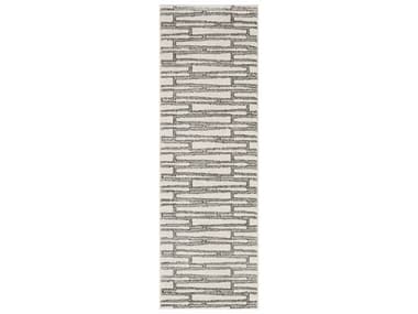 Nourison Nordic Geometric Runner Area Rug NRNRC02IVGRYRUN