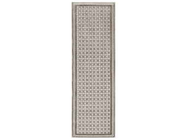 Nourison Nordic Geometric Runner Area Rug NRNRC03IVGRYRUN