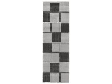 Nourison Nordic Geometric Runner Area Rug NRNRC09GRYBKRUN