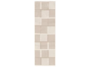 Nourison Nordic Geometric Runner Area Rug NRNRC09IVTAURUN