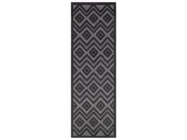 Nourison Versatile Geometric Runner Area Rug NRNRV01CHABKRUN